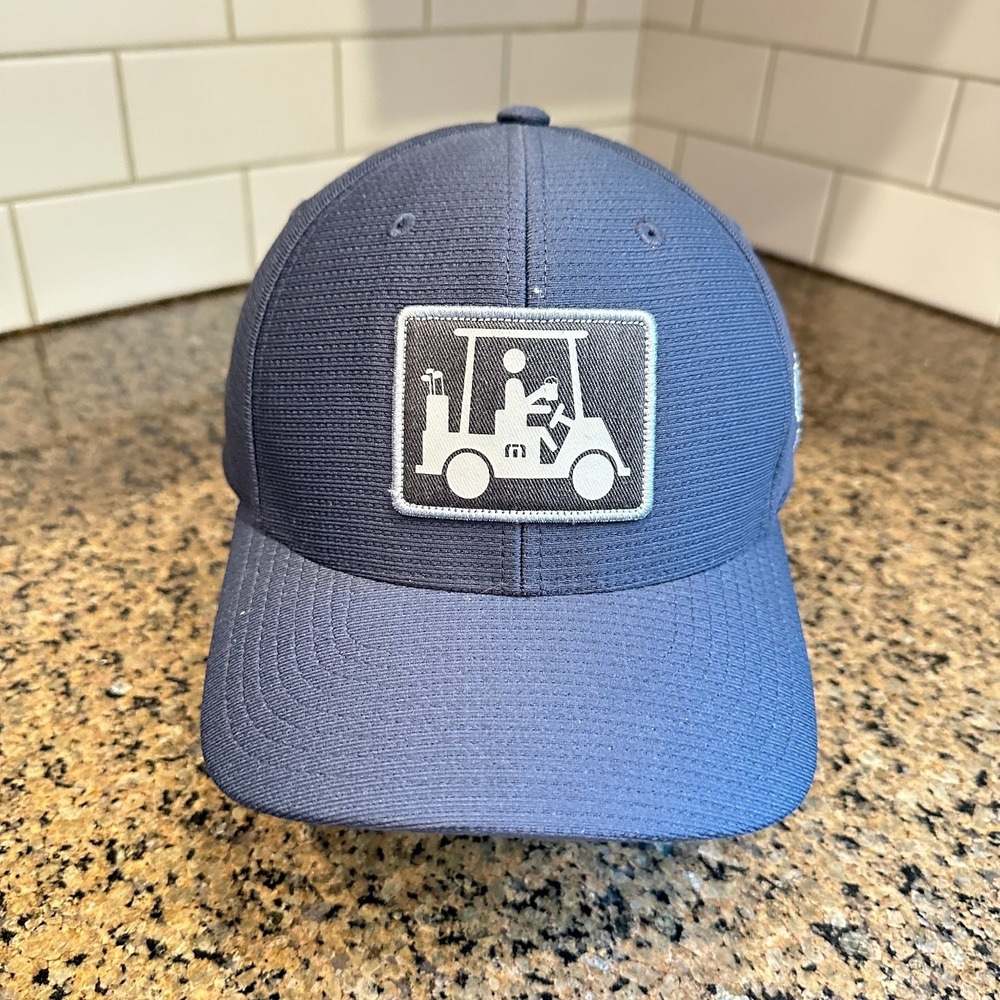 Phoenix Waste Management Open Yupoong Flexfit Tech Golf Hat Snapback Blue